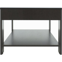 Журнальный стол Мебелик BeautyStyle 26 венге/стекло белое 1142