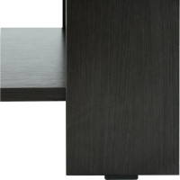 Журнальный стол Мебелик BeautyStyle 26 венге/стекло белое 1142