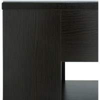 Журнальный стол Мебелик BeautyStyle 26 венге/стекло белое 1142