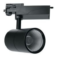 Светодиодный трековый 3хфазный светильник FERON AL103 на шинопровод 30W 4000K черный, 41602