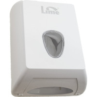 Диспенсер для туалетной бумаги LIME в пачках, белый, 916000