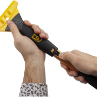 Телескопическая щетка со скребком для удаления снега и льда DSV с мягкой ручкой R21005