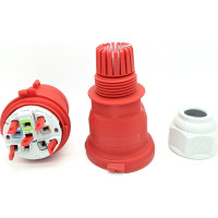 Кабельная вилка Bals 32A 5р 6h 400В IP44 Quick-Connect 1 шт. 2148-b