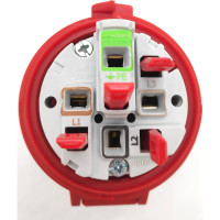 Кабельная розетка Bals 32A, 4p, 6h, 400V, IP44, Quick-Connect 1 шт. 3142-b