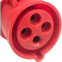 Кабельная розетка Bals 32A, 4p, 6h, 400V, IP44, Quick-Connect 1 шт. 3142-b