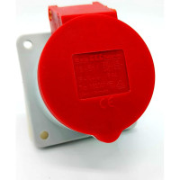 Встраиваемая розетка Bals 16A, 5р, 6h, 400V, IP44, Quick-Connect 1 шт. 132001-b