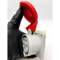 Встраиваемая розетка Bals 16A, 5р, 6h, 400V, IP44, Quick-Connect 1 шт. 132001-b