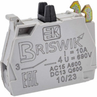 Контактный блок КМЕ 0010 НО Briswik КМЕ0010