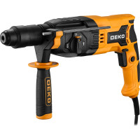 Сетевой перфоратор DEKO DKH850W кейс, набор из 5 буров, SDS+, дополнительный патрон 063-4255