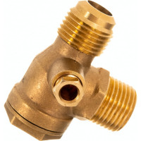 Клапан обратный для компрессора резьба наружная M1/2хM1/2 Pegas pneumatic 4306