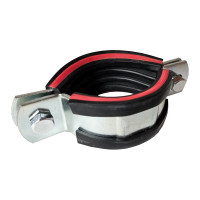 Трубный хомут высокой тяжелой нагрузки с уплотнителем СВК гайка М12, 3/4", 23-28 мм SVK-FH020 Н0000008654