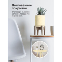 Аэрозольная краска в баллончике KUDO быстросохнущая акриловая универсальная пастельная жёлтая KU-A107