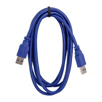 Кабель USB Cablexpert 3.0 AM/AM 1.8м медь, экран синий пакет CCP-USB3-AMAM-6