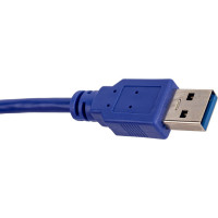 Кабель USB Cablexpert 3.0 AM/AM 1.8м медь, экран синий пакет CCP-USB3-AMAM-6