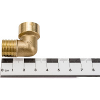 Уголок резьба наружная и внутренняя 3/8 латунь Pegas pneumatic 4310