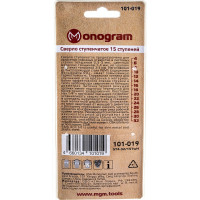 Сверло ступенчатое спиральное по металлу Special (4-32 мм; 15 ступеней; Р6М5) Monogram 101-019