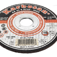 Диск отрезной по нержавеющей стали 115х2.5х22 мм INOX Karbosan KAR-910190