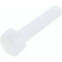 Болт с шестигранной головкой DINFIX DIN 933, полн. резьба, полиамид (пластик), М8x40, 10 шт. 00-00001253