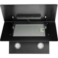 Наклонная вытяжка Centek ширина 60 см, 1000 м3/час (233 Вт), 3 скор, LED, сенсор CT-1830-60 Black