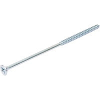 Саморез КРЕП-КОМП белый цинк, POZY, 6х150, 600 шт. бд6150