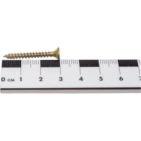 Саморез КРЕП-КОМП желтый цинк, POZY, 3,5х30, 100 шт. жд3530мф