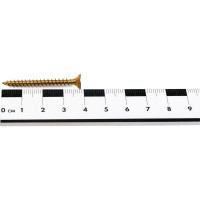 Саморез КРЕП-КОМП желтый цинк, POZY, 4х40, 70 шт. жд440мф