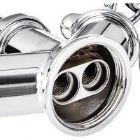 Смеситель для кухни СоюзКран поворотный излив 20 см, керамический кран-буксы 1/2, хром, цинк SK01-T204 567-063