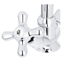 Смеситель для кухни СоюзКран поворотный излив 20 см, керамический кран-буксы 1/2, хром, цинк SK01-T204 567-063