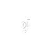 Петля накладная Code Deco 100*75*2,5-B2-CRM 30173