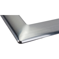 Рамка Legrand Valena LIFE  "Сталь".2-постовая универсальная 754152