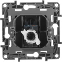Компьютерная розетка Legrand Etika Антрацит RJ45, категория 5е UTP 672641