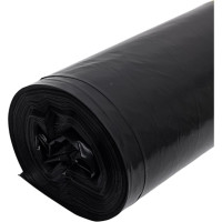 Мешки для мусора в рулоне Стандартные (10 шт; 240 л; черные; ПВД; 30 мкм; 90х130 см) Ромашка ВР-0073Н