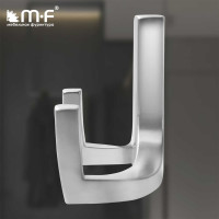 Крючок MF R17, 2-х рожковый, хром матовый 10936v