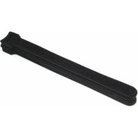 Хомуты-липучки Cablexpert на основе ленты Velcro 145x11 мм, черные, 12 шт. VT-145x11BK