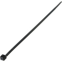 Пластиковые стяжки Cablexpert 150 мм х 3.6 мм, чёрные, 100 шт. NYT-150x3.6B