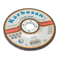 Диск шлифовальный по металлу 125х6.4х22 мм Karbosan KAR-910560
