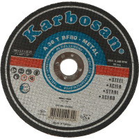 Диск отрезной по металлу 180х2.5х22 мм Karbosan  KAR-910930