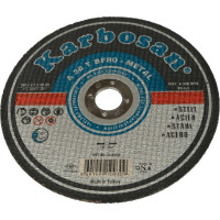 Диск отрезной по металлу 180х2.5х22 мм Karbosan  KAR-910930