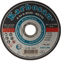 Диск отрезной по металлу 125х1х22 мм Karbosan KAR-910460