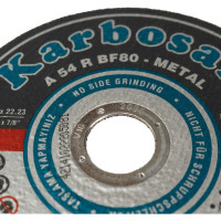 Диск отрезной по металлу 125х1х22 мм Karbosan KAR-910460