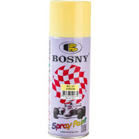 Акриловая аэрозольная краска Bosny бледно - желтый 0.52л Ral 1016 33