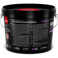 Фасадная краска BRITE PROFESSIONAL всесезонная, матовая база С (для колеровки), ведро 9 л О02488