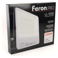 Светодиодный прожектор FERON LL-1000 IP65 150W 18000Lm 6400K 41542