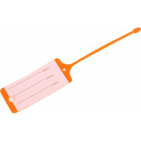 Бирка для ключей AutoGrand оранжевая ламинированная 100 шт в упаковке 010016AG