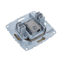 Механизм Tv розетки MONO ELECTRIC L/D, с экраном, титан 500-002205-138
