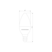 Светодиодная лампа Elektrostandard BLE1438 Свеча Smart LED C37 Е14 5W 3300К-6500К CCT+DIM a055924