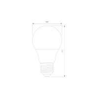 Светодиодная лампа Elektrostandard BLE2755 Classic Smart LED А60 Е27 10W 3300К-6500К CCT+DIM a055923