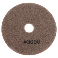 Круг алмазный гибкий шлифовальный АГШК (100 мм; Р3000; с водой) BOHRER 55110300