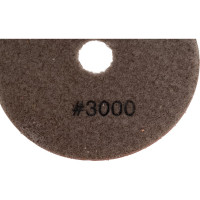 Круг алмазный гибкий шлифовальный АГШК (100 мм; Р3000; с водой) BOHRER 55110300
