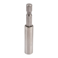 Адаптер нержавеющий магнитный для бит (60 мм; 1/4") NOVOCRAFT BH060SS14001
